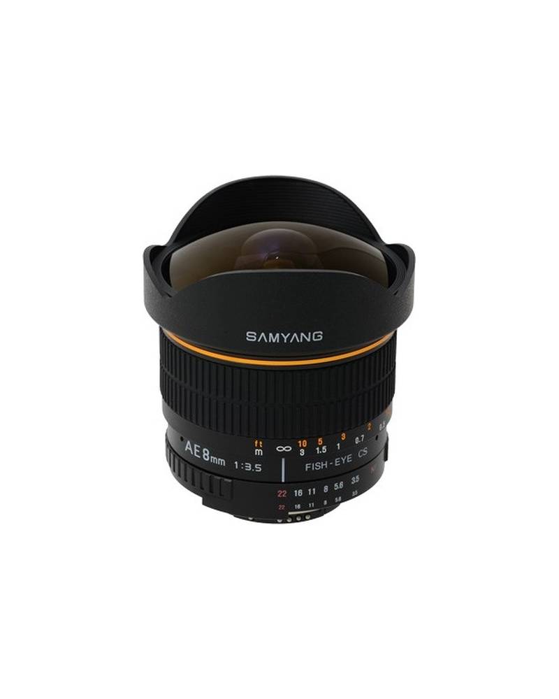Samyang 8mm F3.5 UMC Nikon F CSII APS-C (Photo) Lens