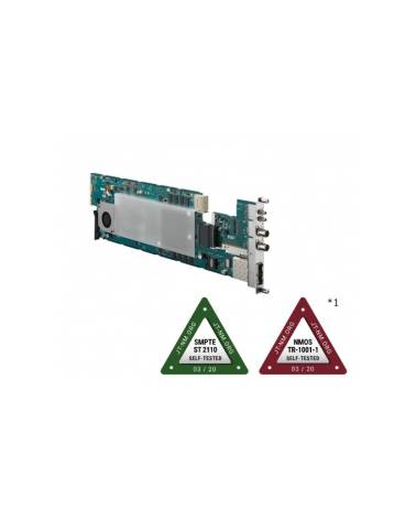 SDI  ST2110 Converter Card , 2x 12G-SDI + 2x 3G-SDI bi-directional I/O's