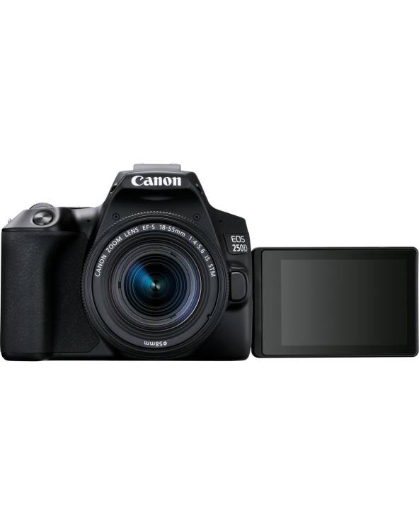 Canon EOS 250D e EF-S 18-55mm f/4-5.6 IS STM, nera from CANON PHOTO with reference {PRODUCT_REFERENCE} at the low price of 710.0