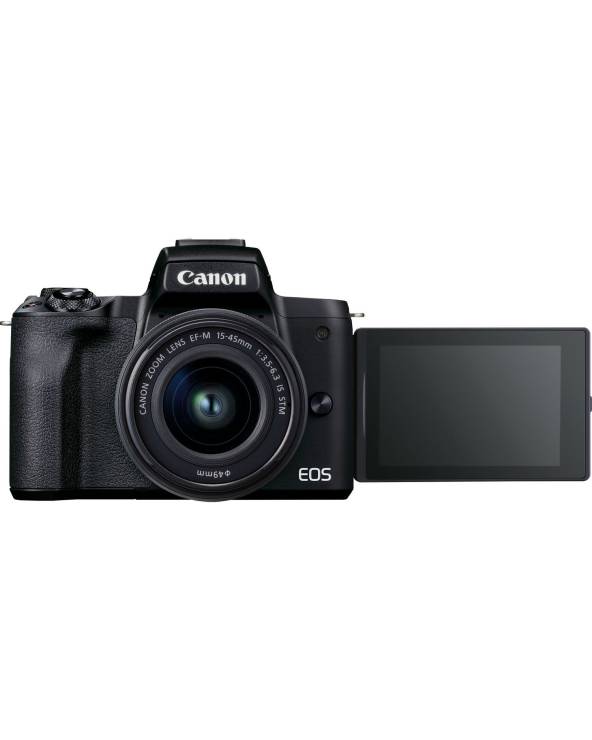 Canon EOS M50 Mark II Black + EF-M 15-45mm f/3.5-6.3 IS STM, Grafite from CANON PHOTO with reference {PRODUCT_REFERENCE} at the 