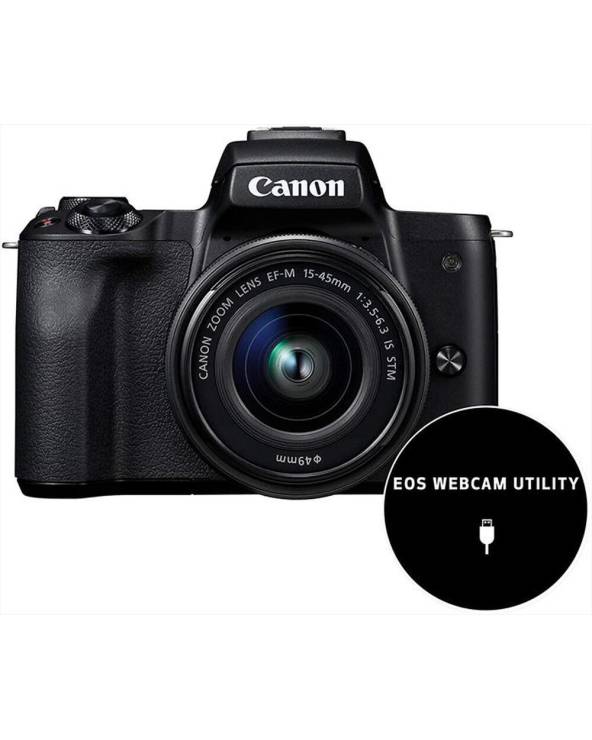Canon M50 Mark II Camera Black with 15-45mm VUK
