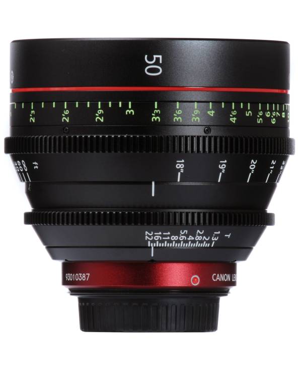 Canon CN-E EF 50mm T1.3 (Feet) Lens