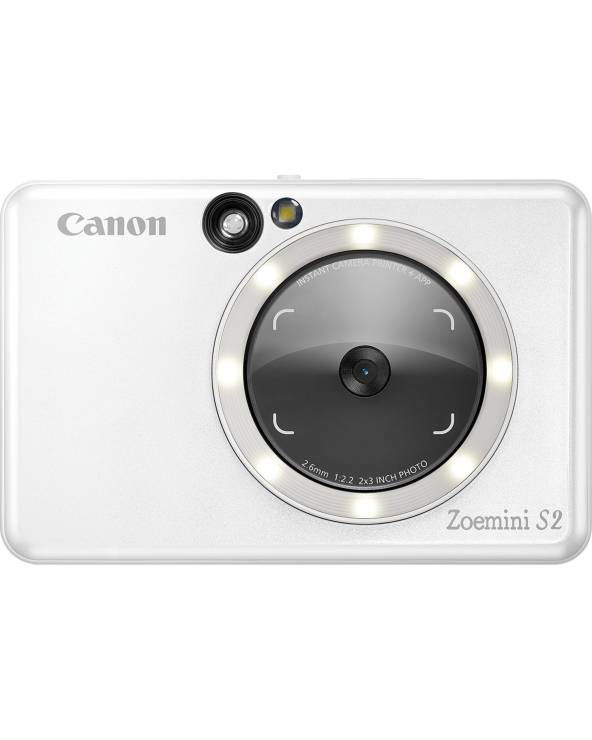 Canon Zoemini S2 color instant camera, pearl white from CANON PHOTO with reference {PRODUCT_REFERENCE} at the low price of 164.1