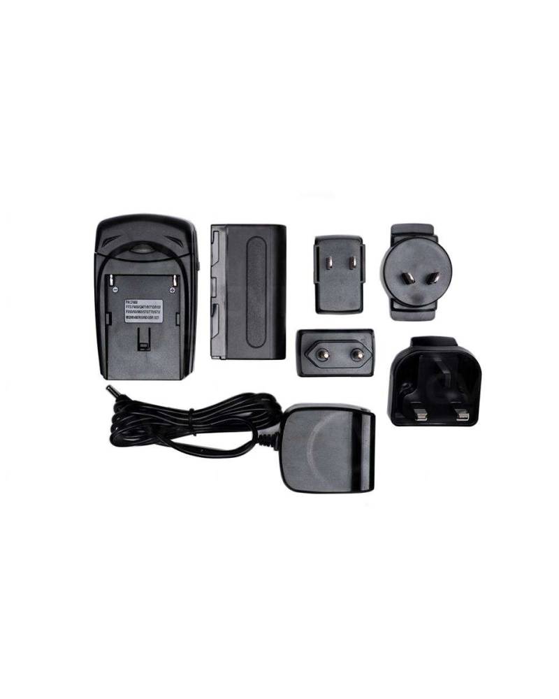 Small HD L-Series Battery Kit with Interchangeable AC Plugs