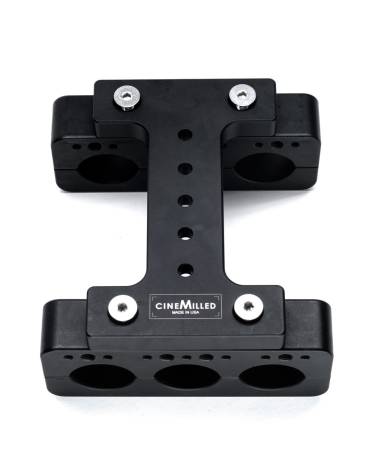 CineMilled Black Arm Dual Speedrail Adaptor kit