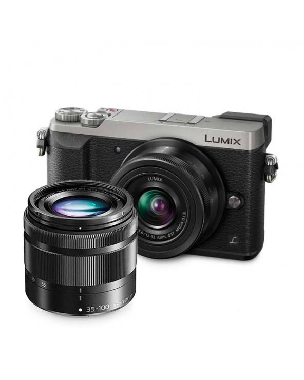 Lumix GX80 Silver 12-32+35-100 from PANASONIC Photo with reference {PRODUCT_REFERENCE} at the low price of 869.23841. Product fe