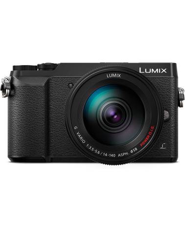 Panasonic Lumix GX80 Black Mirrorless Camera Kit with 14-140mm