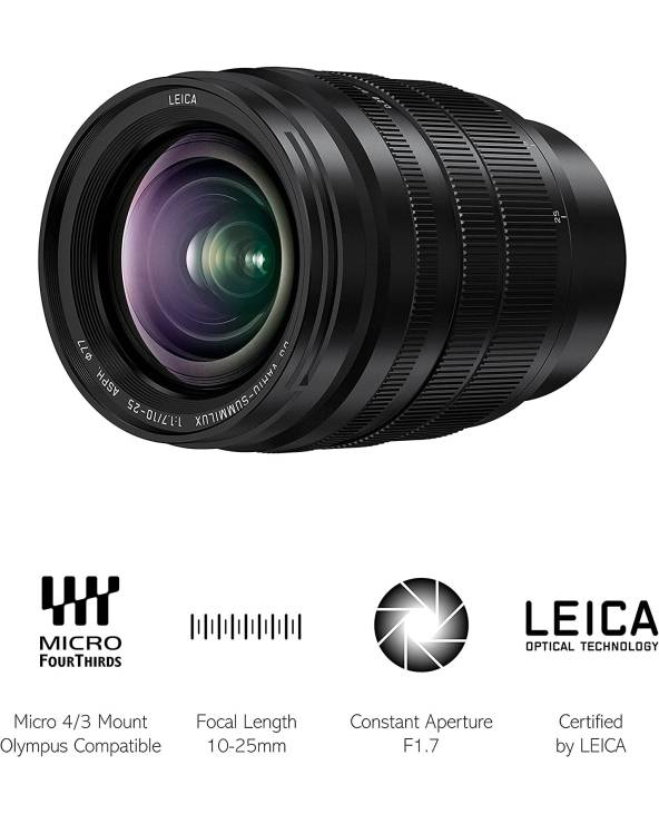 Panasonic Leica DG Vario-Summilux 10-25 mm/F 1.7 from PANASONIC Photo with reference {PRODUCT_REFERENCE} at the low price of 231