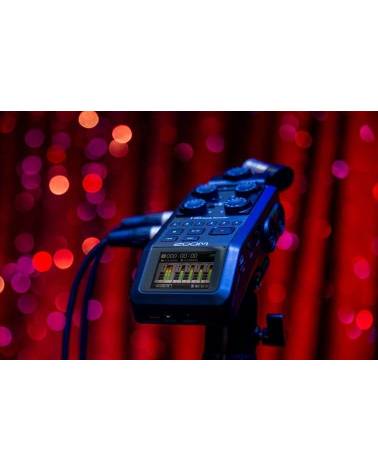 Zoom H6-BLK from ZOOM with reference {PRODUCT_REFERENCE} at the low price of 466.5036. Product features: 6 track recorder - usb 