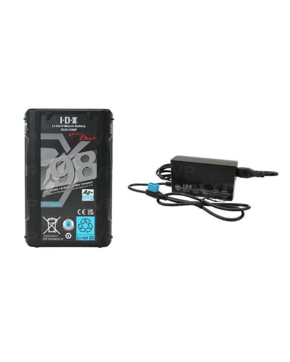1 x DUO-C98P Batteries, 1 x VL-DT1 Advanced D-Tap Charger from IDX with reference {PRODUCT_REFERENCE} at the low price of 445.91