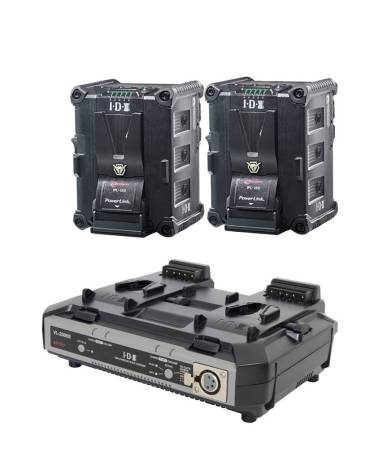 IDX 2x IPL-98 Batteries set with VL-2000S Simultaneous Battery
