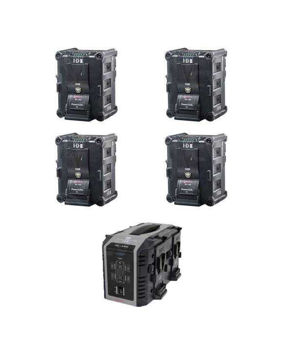 Idx - IP-150-4SE - 4 X IPL-150 BATTERIES- 1 X VL-4SE SIMULTANEOUS CHARGER from IDX with reference {PRODUCT_REFERENCE} at the low