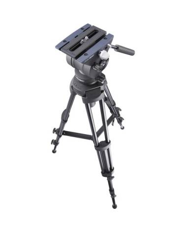 Libec 65mm ball and flat base video head with Tripod and case