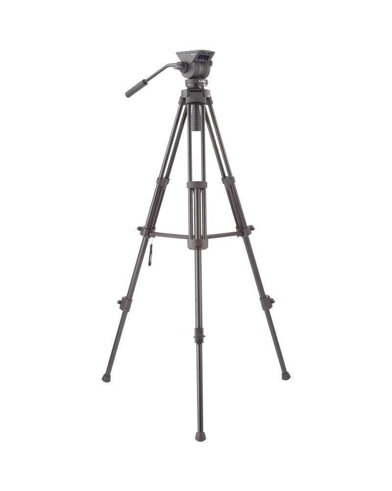 Libec 65mm ball and flat base video head with Tripod and case
