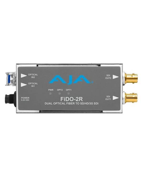 Ricevitore AJA a fibra ottica LC a singolo canale in modalità