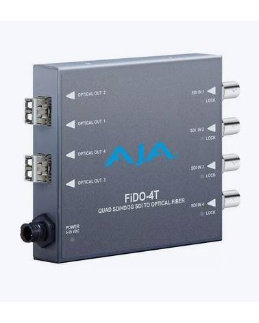 Trasmettitore AJA a fibra ottica LC a singolo modo a 4 canali