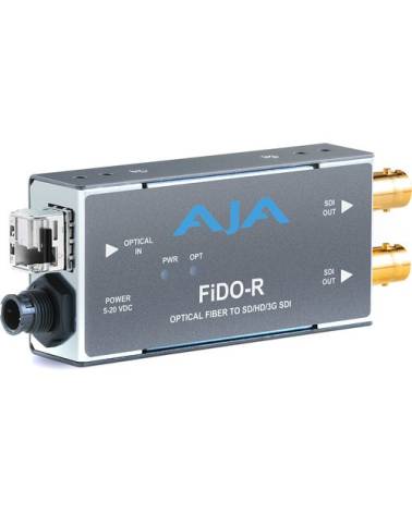 Ricevitore AJA a fibra ottica LC multi-modale a 1 canale per