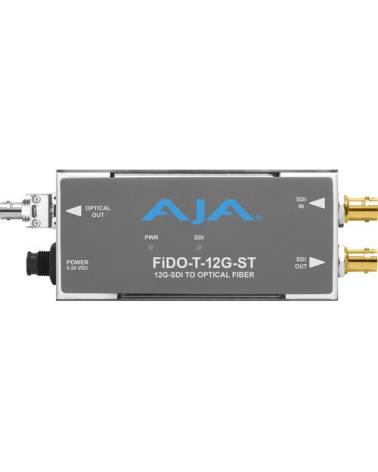 Trasmettitore AJA a fibra ST modalità singola da 1 canale