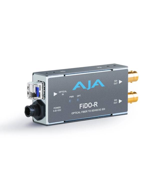 Trasmettitore AJA a 1 canale 3G-SDI su fibra monomodale LC con