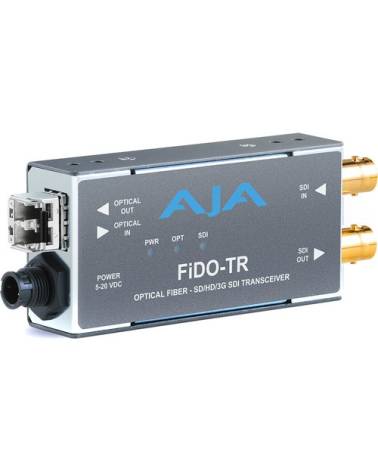 Trasmettitore a fibra ottica AJA a singolo canale 3G-SDI/LC