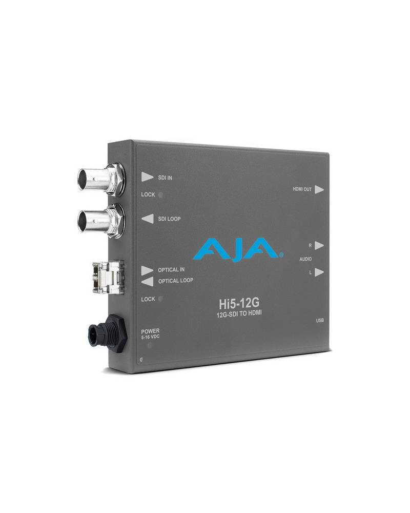 Convertitore AJA HI5 da 12G-SDI a HDMI 2.0