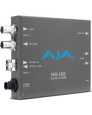 Convertitore AJA HI5 da 12G-SDI a HDMI 2.0