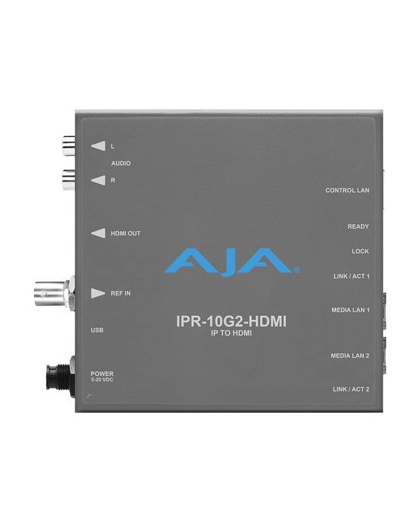 Decodificatore IP video e audio SMPTE ST 2110 a singolo canale