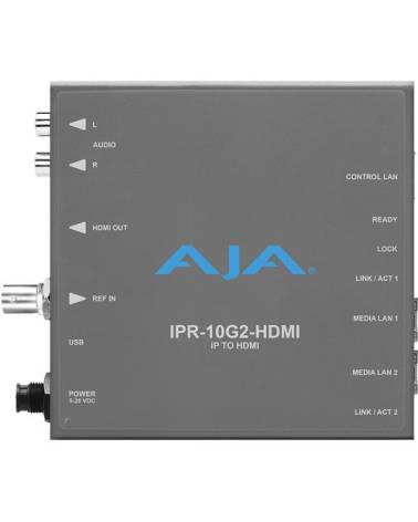 Decodificatore IP video e audio SMPTE ST 2110 a singolo canale