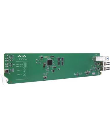Trasmettitore AJA OpenGear a fibra ottica a singolo modo LC da