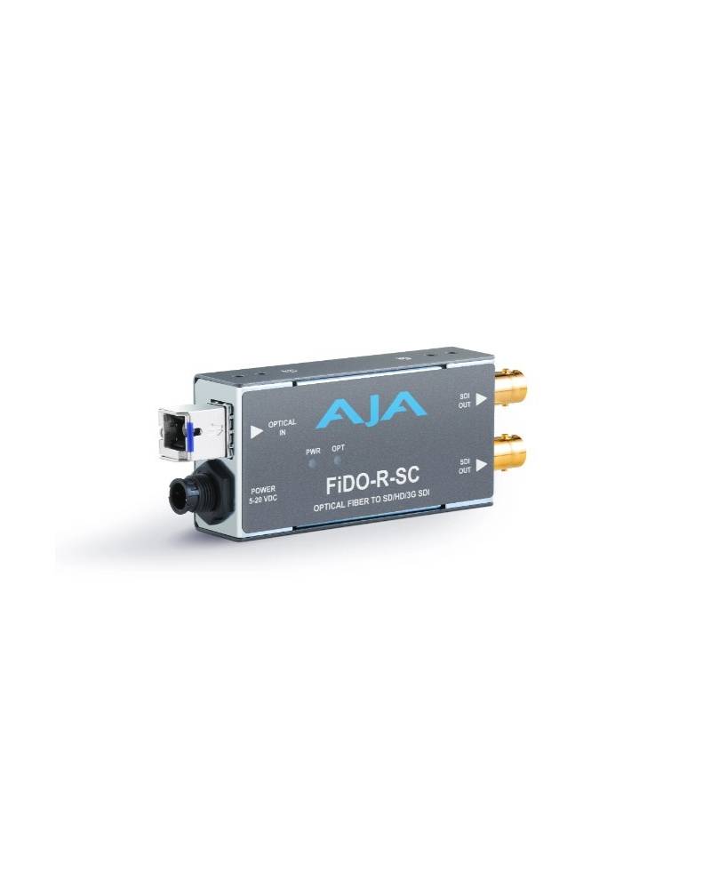Ricevitore AJA a singolo canale in fibra SC a singola modalità