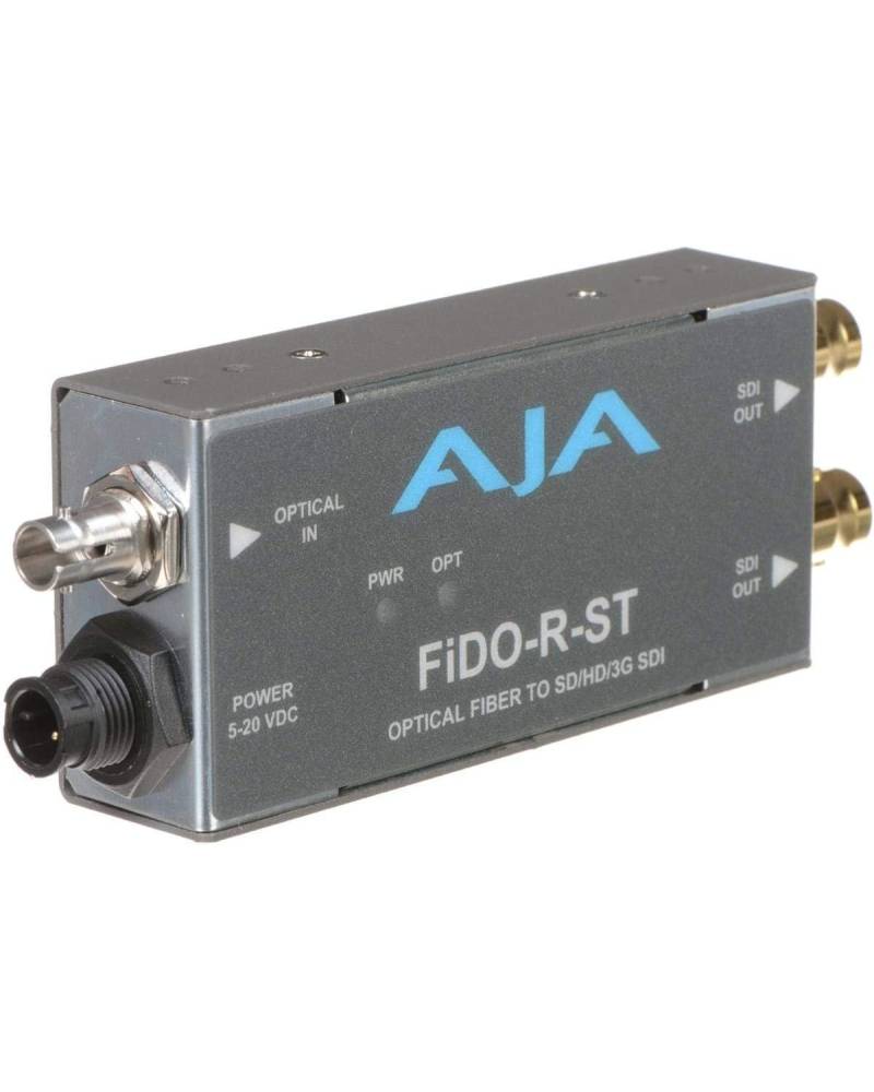 Ricevitore AJA a fibra ST a singolo canale in modalità singola