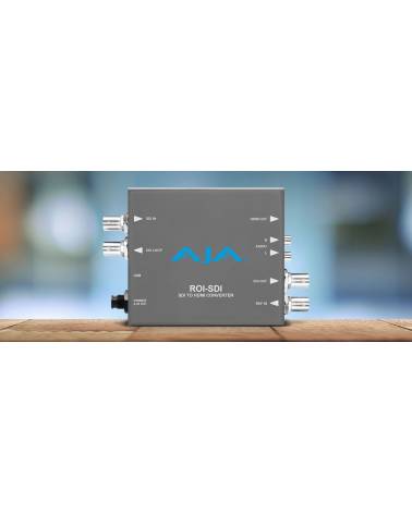 Convertitore AJA 3G-SDI in 3G-SDI/HDMI con scalatura della