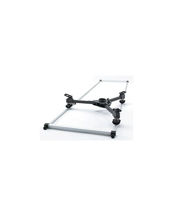 Libec 3.2m/10.5' tracking rail with dolly and carrying case
