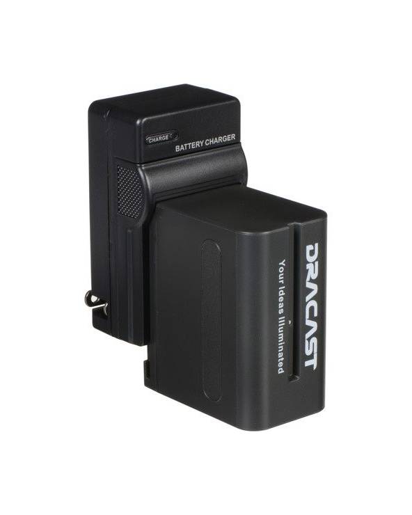 Dracast 1x NP-F 6600mAh Battery and 1 Charger Kit