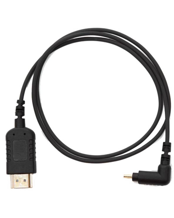 Lightweight Right Angle Micro to Standard Video Cable (0.7m)