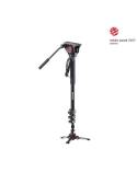 Manfrotto XPRO+ video monopod with fluid base and video head