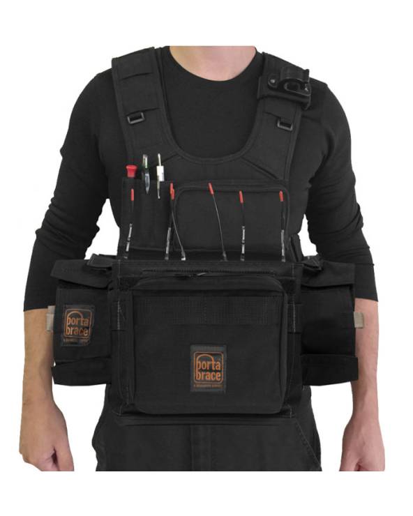 Porta Brace ATV-788 Audio Tactical Vest, Sound Devices 788, Black