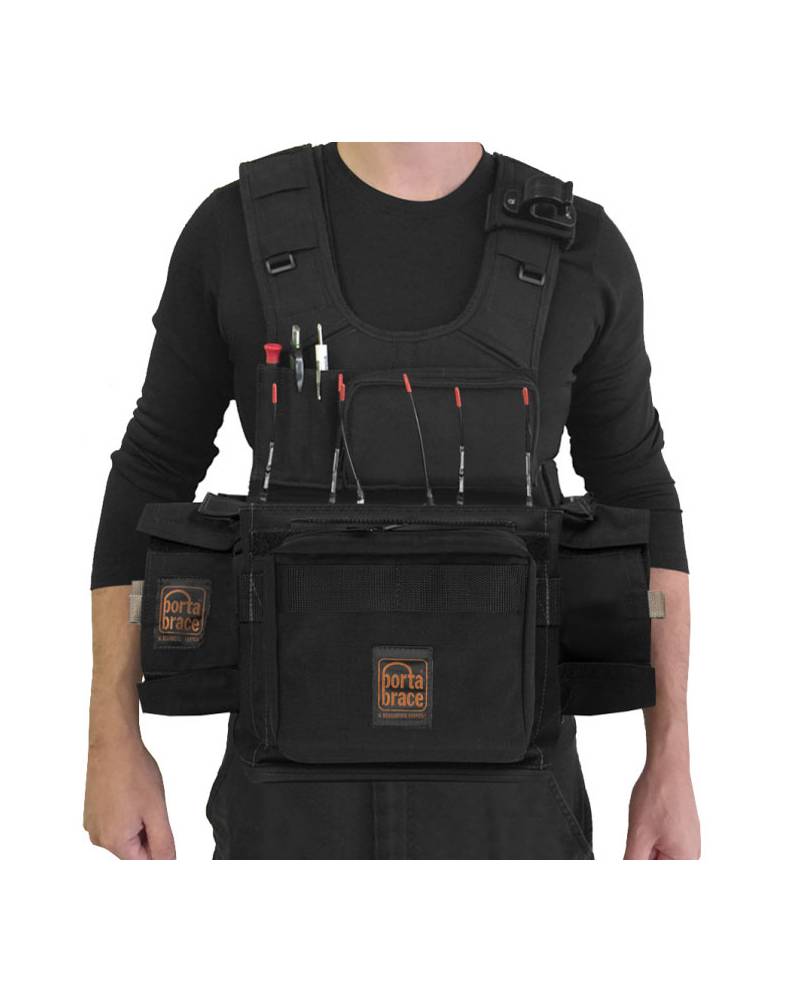 Porta Brace ATV-788 Audio Tactical Vest, Sound Devices 788, Black