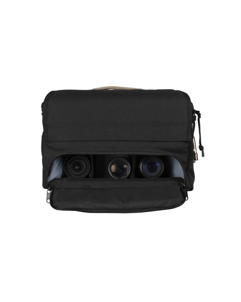 Porta Brace MS-GH5 Messenger Style Camera Bag, Panasonic Lumix DC-GH5, Black