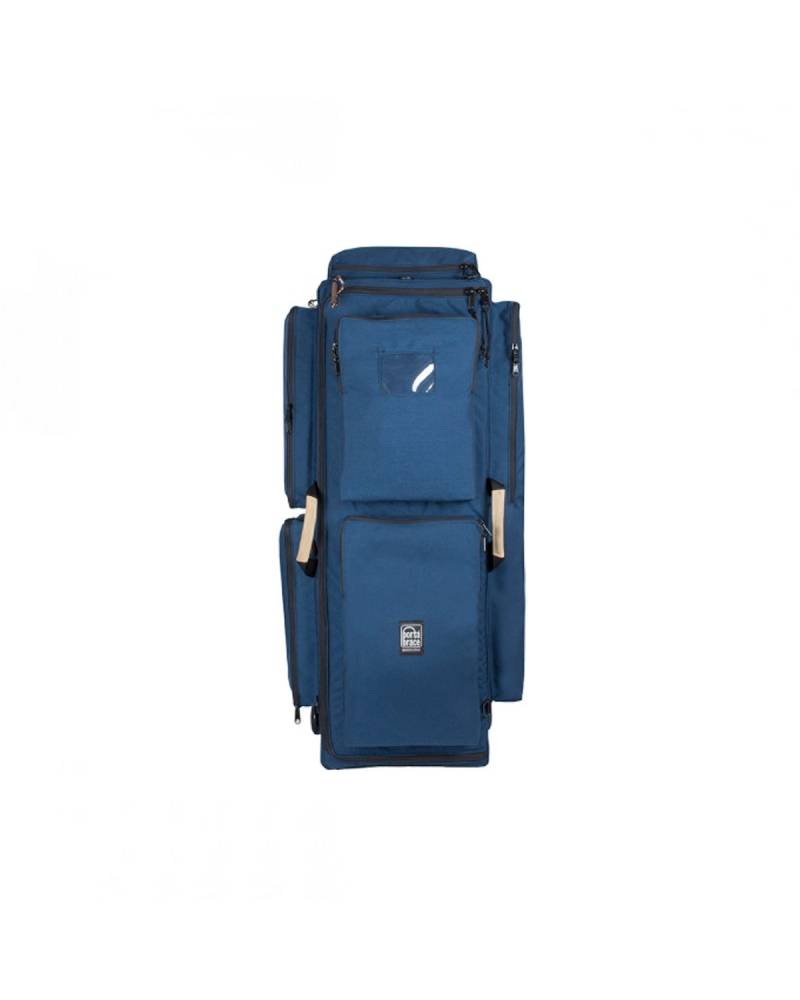 Porta Brace WPC-3OR Wheeled Production Case, Off-Road Wheels, Blue, Large
