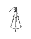 Libec 100mm ball and flat base video head with tripod set and case