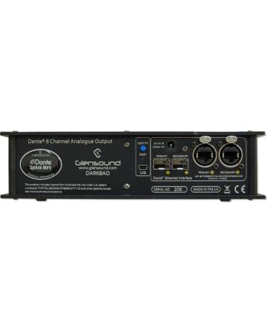 Glensound DARK8O/R 19" Rack 8 outputs Ravenna/AES67/SMPTE ST 2110-3