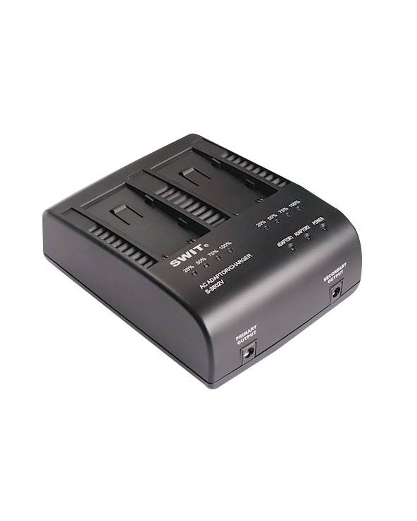 Swit Simultaneous Rapid Charger/Power Adapter for JVC BN-VF823 Series