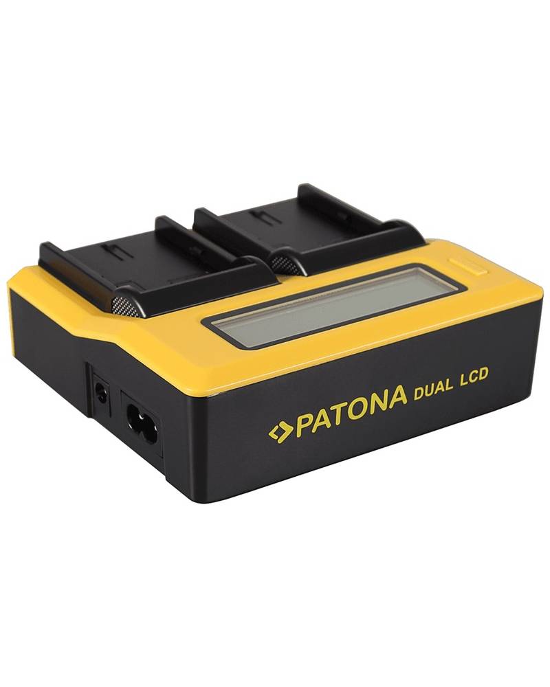 PATONA DUAL LCD USB CHARGER CANON LPE6 LP-E6