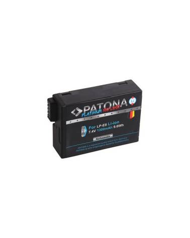 PATONA BATTERY PLATINUM CANON LP-E8 LP-E8+ EOS 550D, 600D 650D 700D