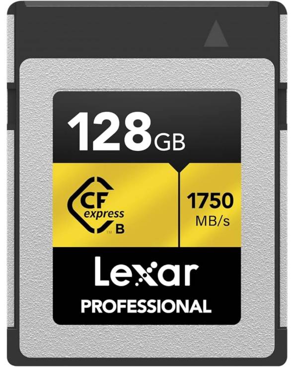 LEXAR CFEXPRESS type-B 128GBGOLD Hispeed LCXEXPR128G-RNENG