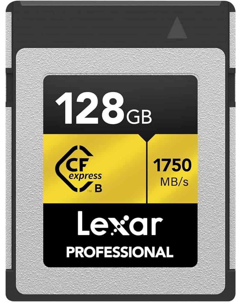 LEXAR CFEXPRESS type-B 128GBGOLD Hispeed LCXEXPR128G-RNENG