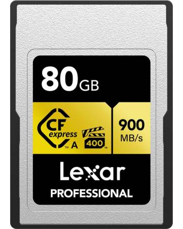 LEXAR CFEXPRESS type-A 80GB GOLD LCAGOLD080G-RNENG