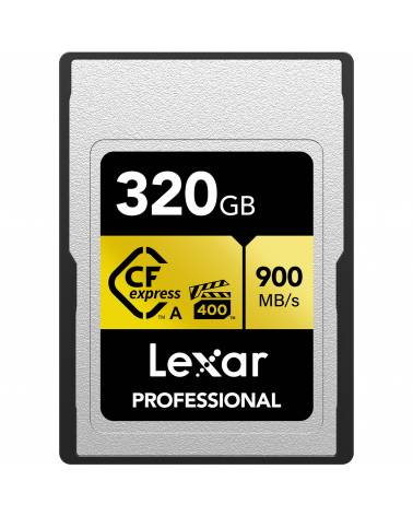 LEXAR CFEXPRESS type-A 320GB GOLD LCAGOLD320G-RNENG