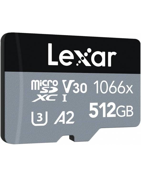 512GB LEXAR MICROSDXC 1066X W/ADAT. LMS1066512G-BNANG